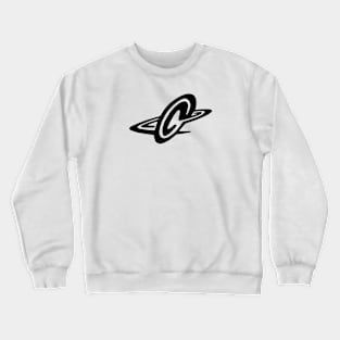 Chad's Universe Logo in Black Crewneck Sweatshirt